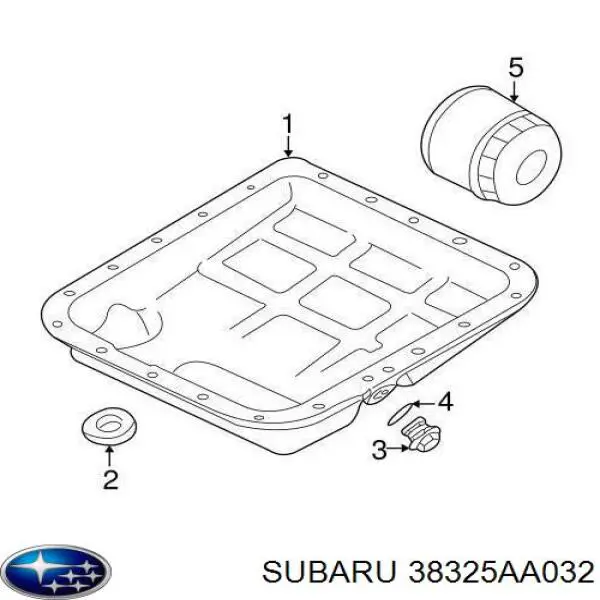 Фильтр коробки автомат Subaru 38325AA032 цена, от 27.73 USD