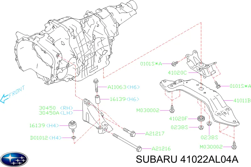  41022AL04A Subaru