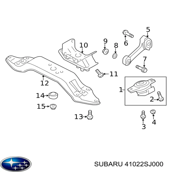 41022SJ000 Subaru 