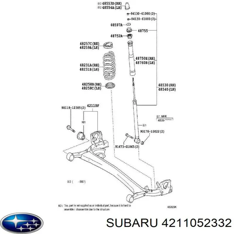  4211052332 Subaru