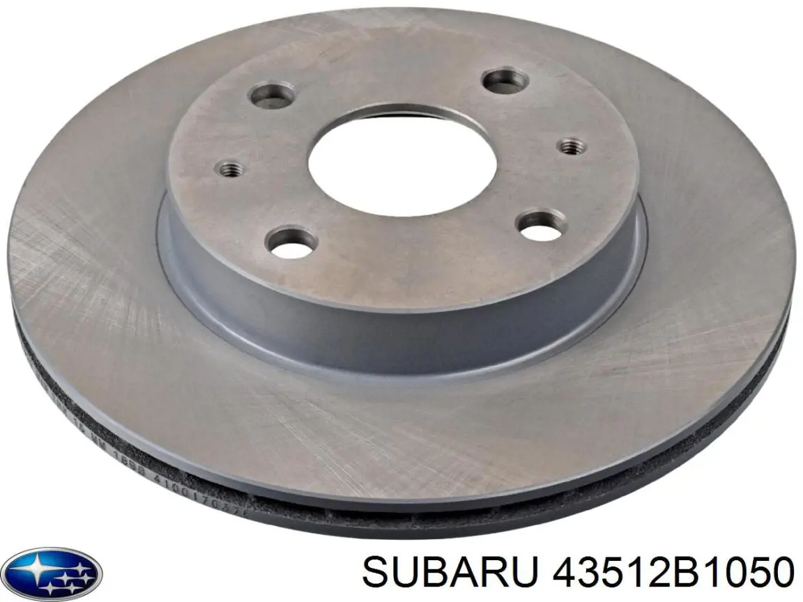 43512B1050 Subaru диск тормозной передний