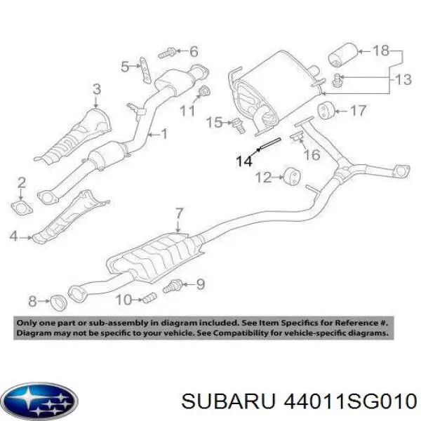 Купить 44011SG010 Subaru 