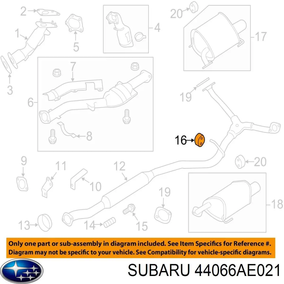  44066AE021 Subaru