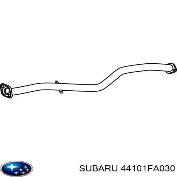 44101AC010 Subaru труба приемная (штаны глушителя передняя)