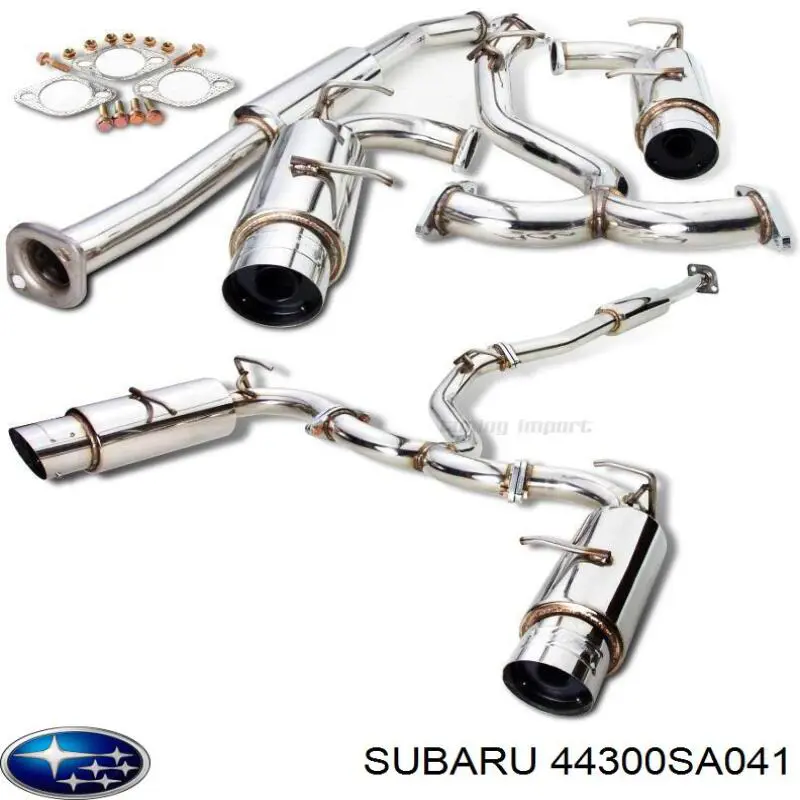 Купить 44300SA040 Subaru Глушитель задний