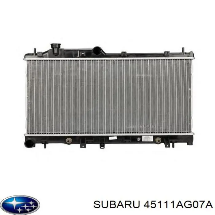 45111AG07A Subaru radiador de esfriamento de motor