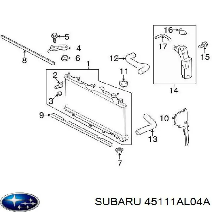 Радиатор охлаждения двигателя KLARKSONAS RA13461 цена, от 95.96 USD