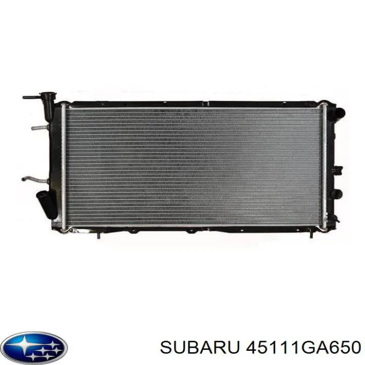 Радиатор охлаждения двигателя на Subaru Leone  I 
