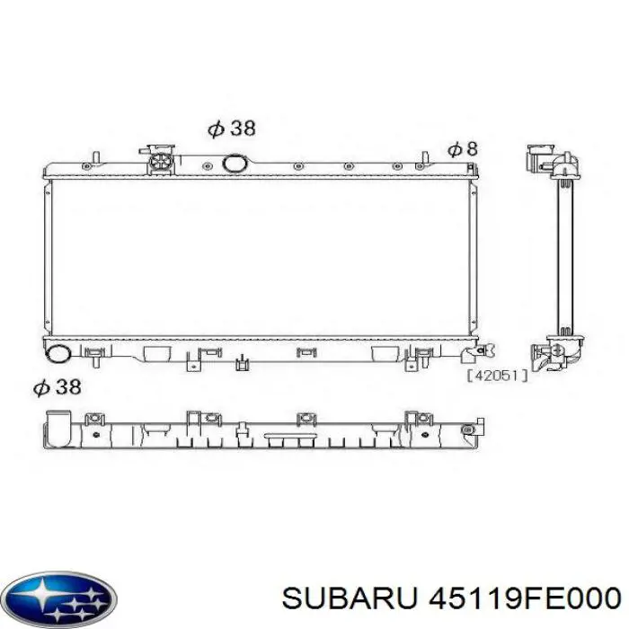 Купить PL092154 Koyorad Радиатор водяной