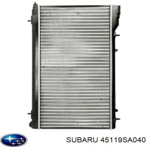 Радиатор охлаждения двигателя Subaru 45119SA040