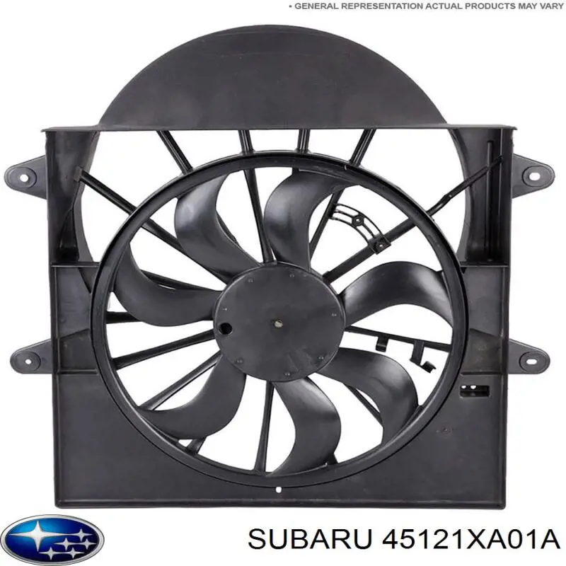 Вентилятор (крыльчатка) радиатора охлаждения правый на Subaru Tribeca B9 