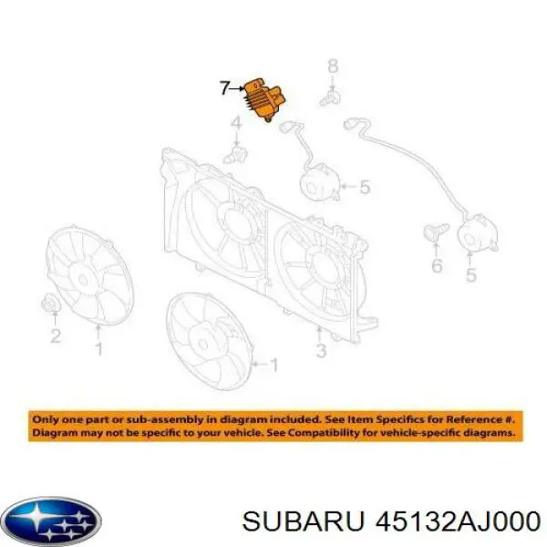 45132AJ000 Subaru 
