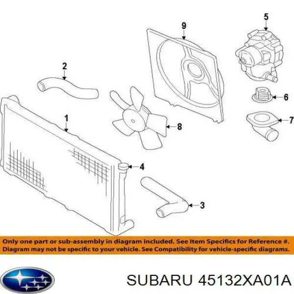  Subaru 45132XA01A цена, от 57.14 USD