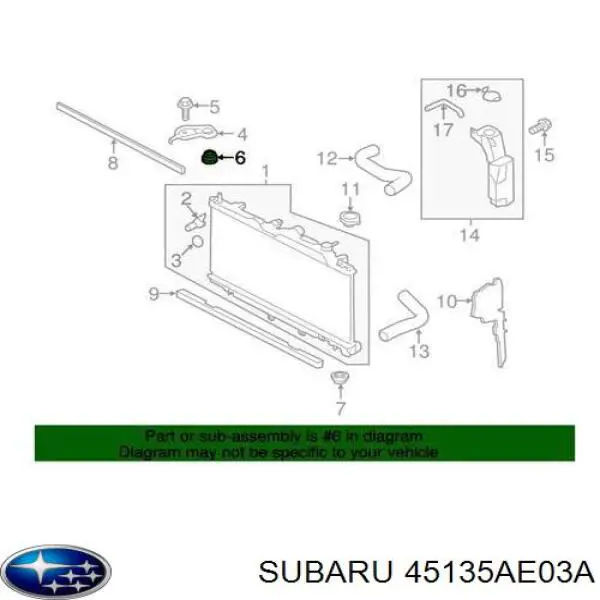  45135AE03A Subaru