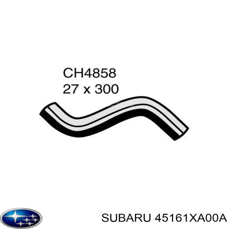 Патрубок радиатора 45161XA00A Subaru