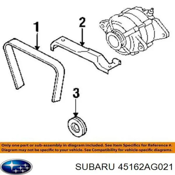 Шланг расширительного бачка верхний Subaru 45162AG020 цена, от 3.08 USD