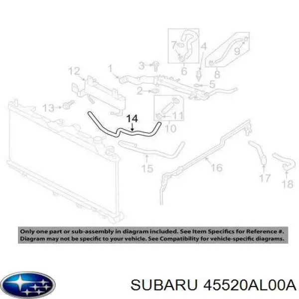  45520AL00A Subaru