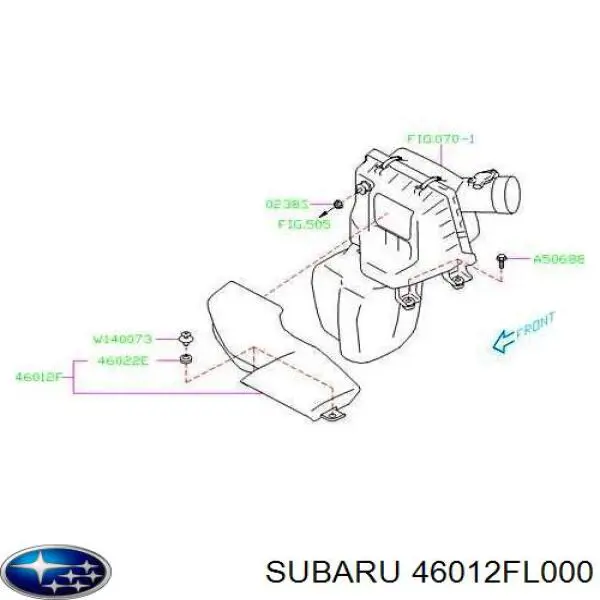 46012FL000 Subaru 