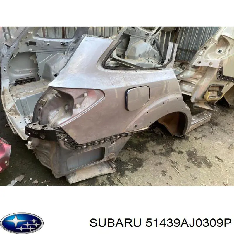 51439AJ0309P Subaru Боковая часть задняя левая