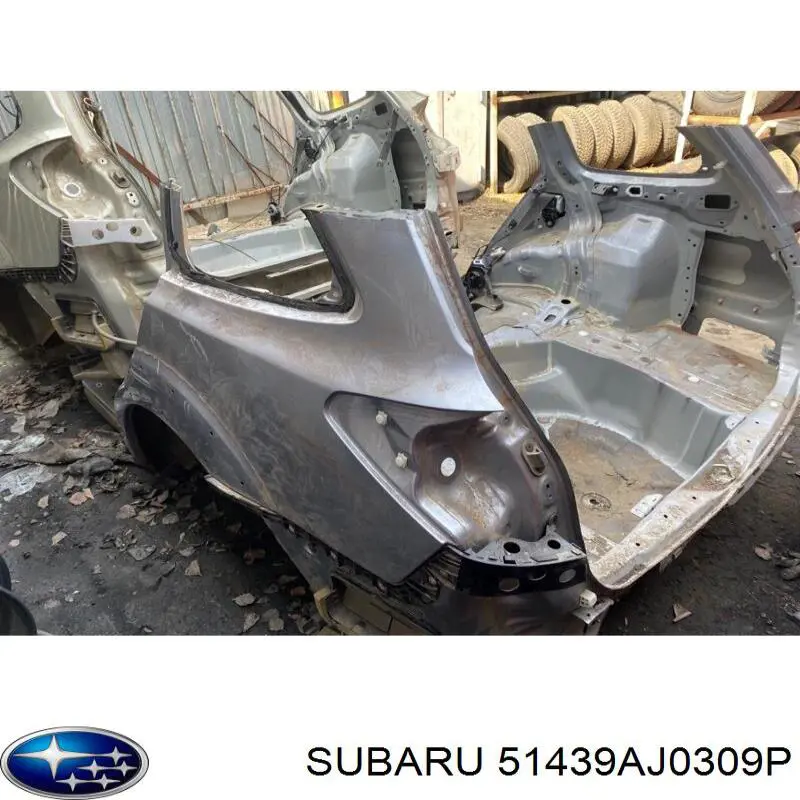 Pára-lama traseiro esquerdo para Subaru Outback (BM)