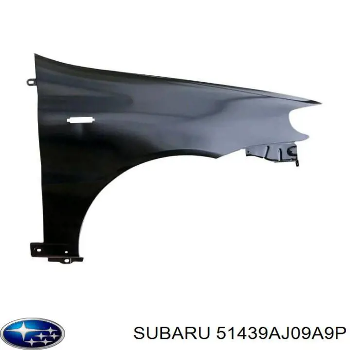 51439AJ09A9P Subaru Крыло заднее