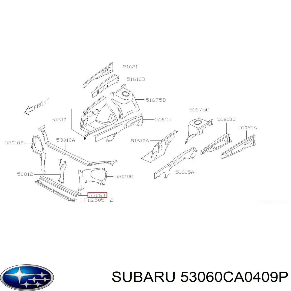 53060CA0409P Subaru 