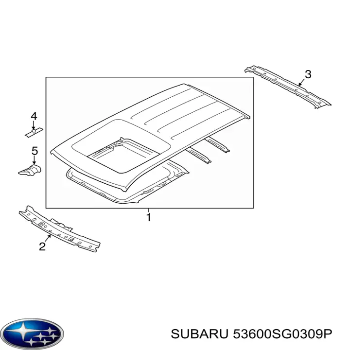 53600SG0309P Subaru 