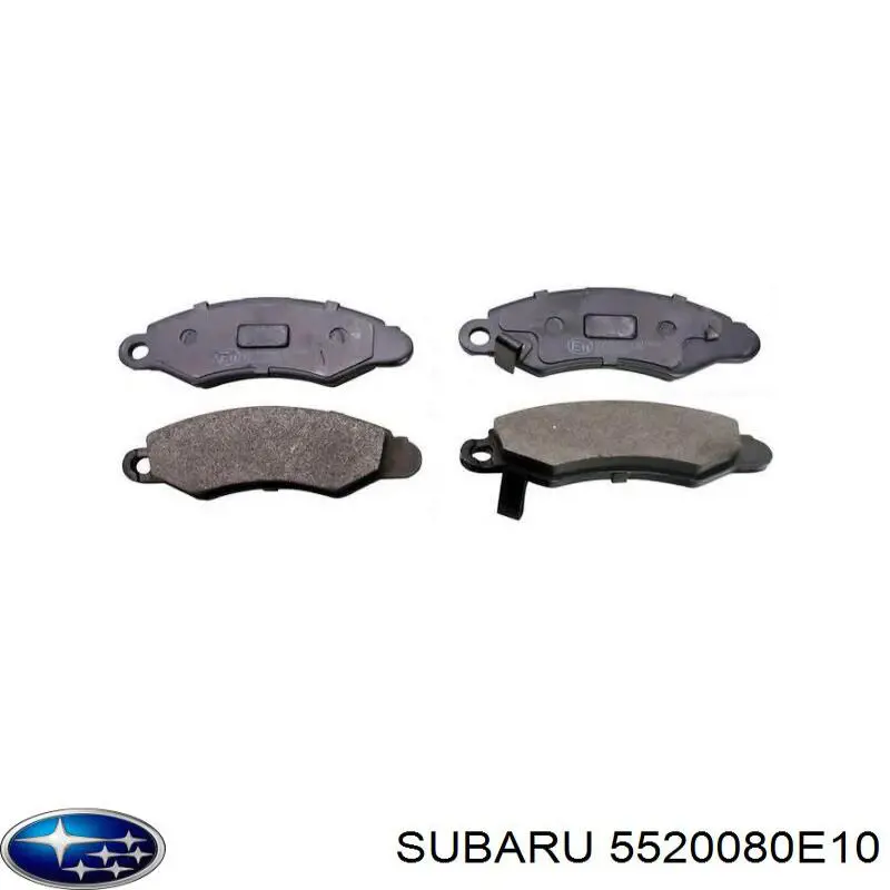 Передние тормозные колодки 5520080E10 Subaru