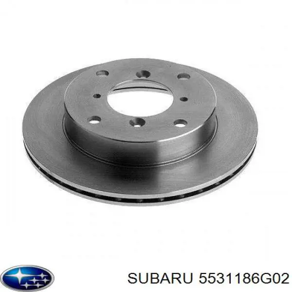 Передние тормозные диски 5531186G02 Subaru