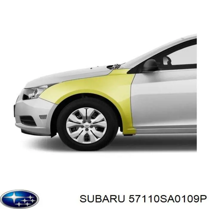 Крыло переднее левое 57110SA0109P Subaru