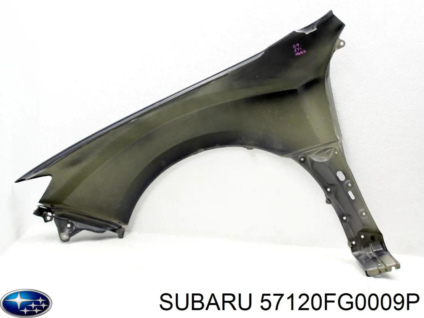 57120FG0009P Subaru Переднее правое крыло
