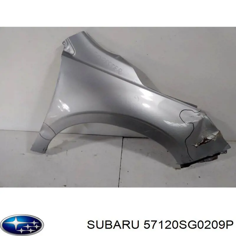 Боковая часть передняя правая Subaru 57120SG0209P цена, от 101.69 USD