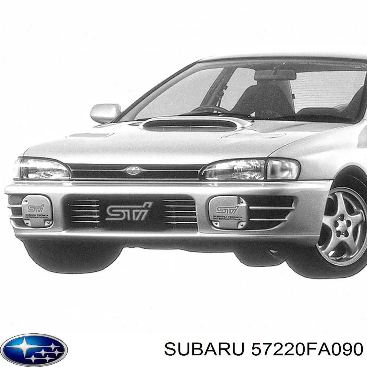 Капот на Subaru Impreza 1 (Субару Импреза)
