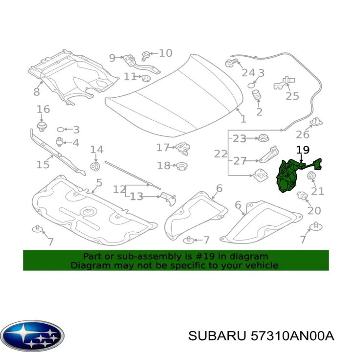  57310AN00A Subaru