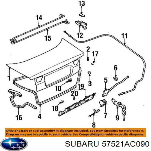  57521AC090 Subaru