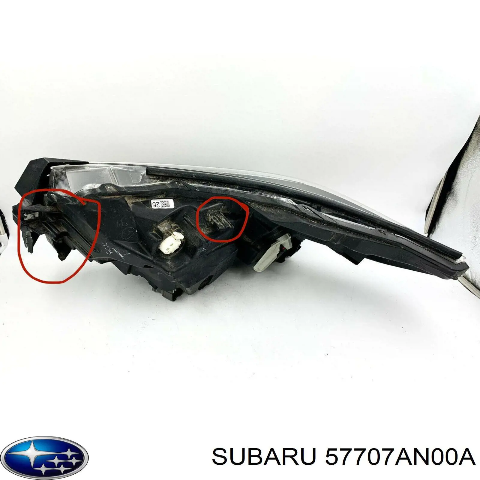 Consola do pára-choque dianteiro direito para Subaru OUTBACK (BT)