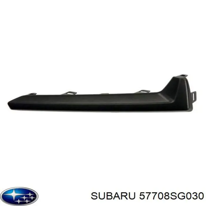 57708SG030 Subaru borda (orla das luzes de nevoeiro esquerda)