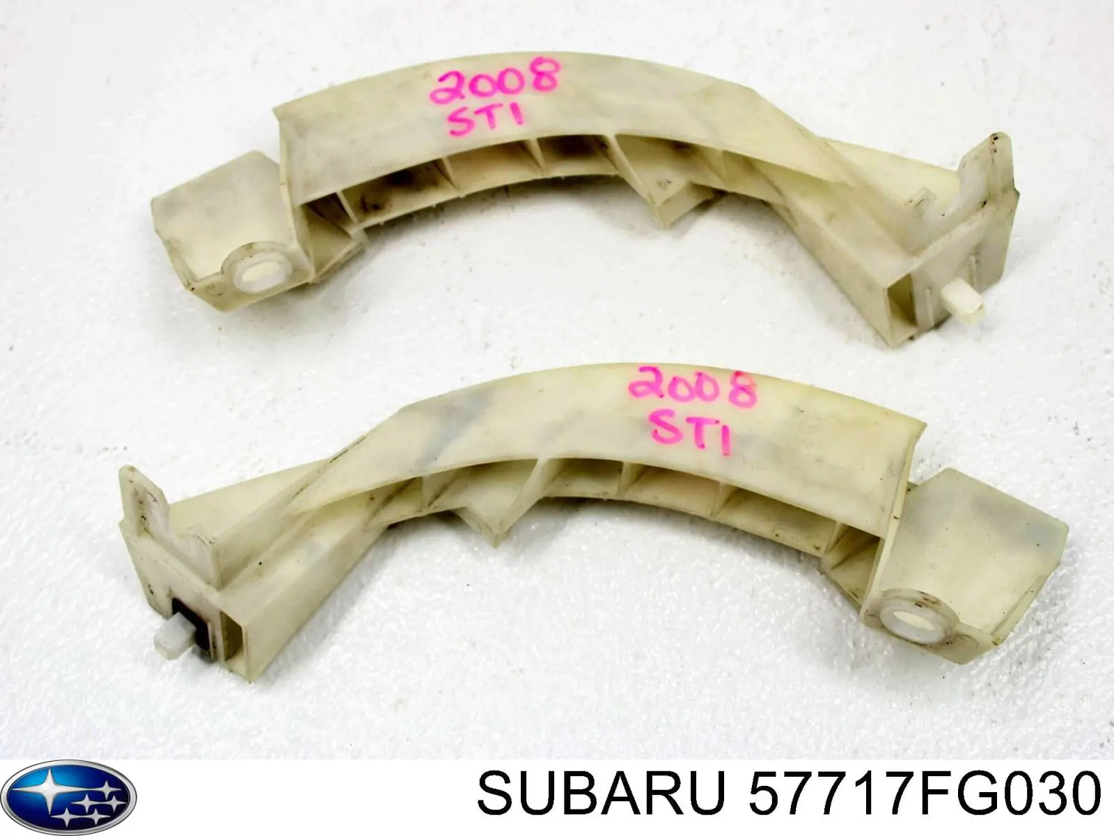 57717FG030 Subaru consola esquerda do pára-choque traseiro
