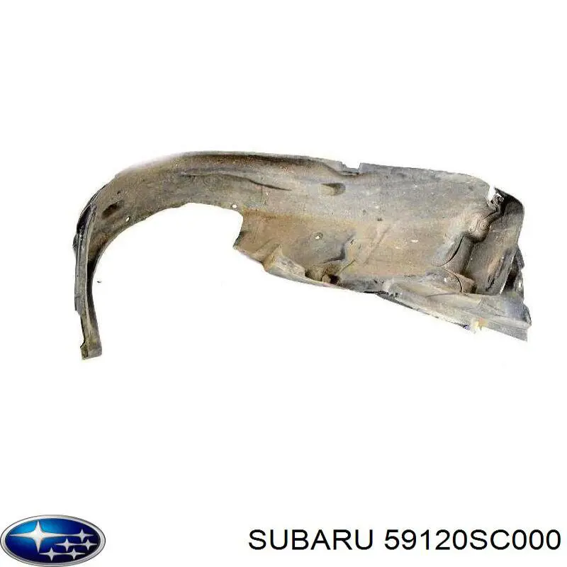  Guarda-barras direito do pára-lama dianteiro Subaru Forester III SUV (S12, SH) (2007 - 2012) III
