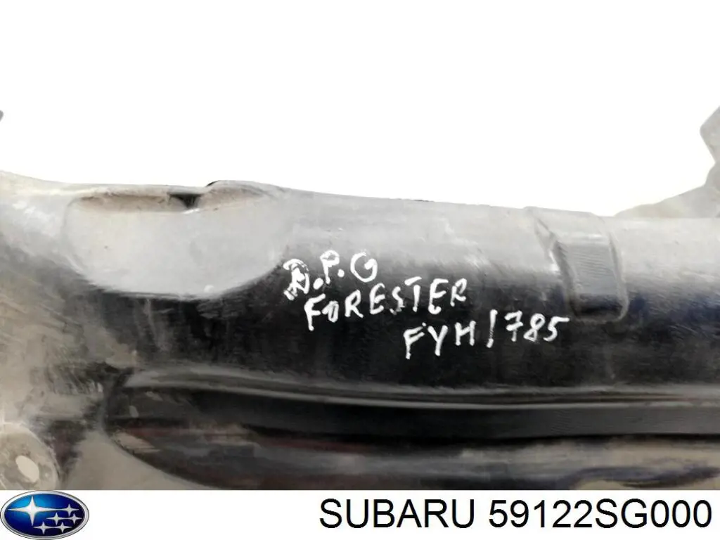 Подкрылок задний правый Subaru 59122SG000 цена, от 8.47 USD