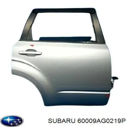 Дверь передняя правая на Subaru Legacy IV B13