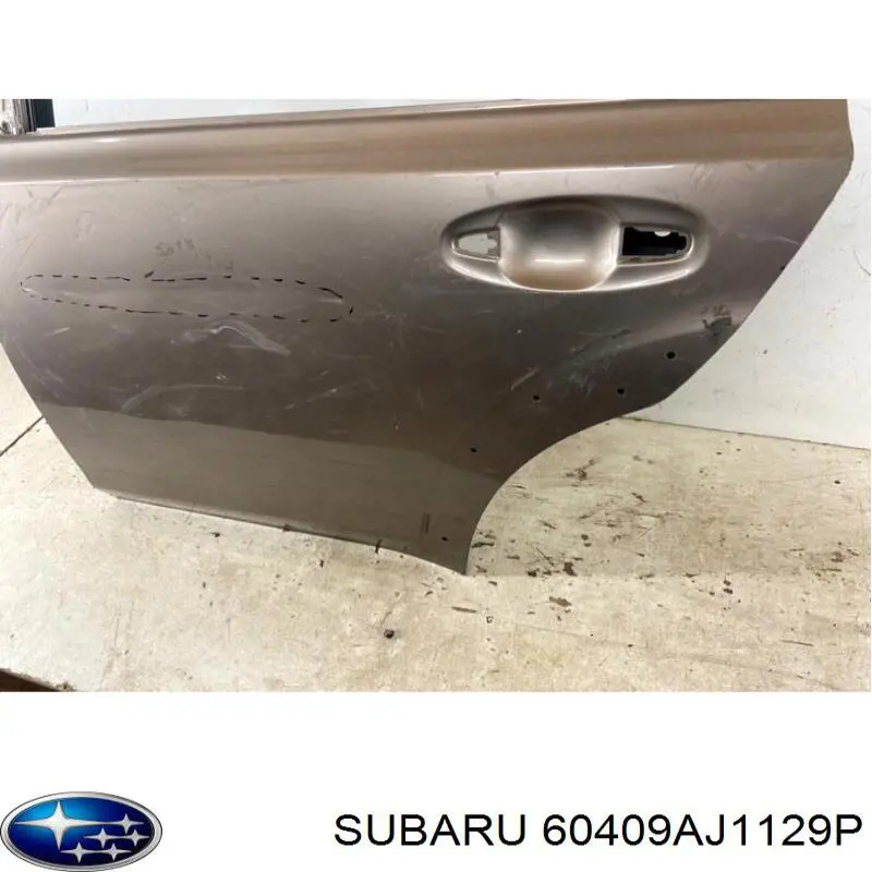 60409AJ1139P Subaru Дверь пассажирская задняя левая