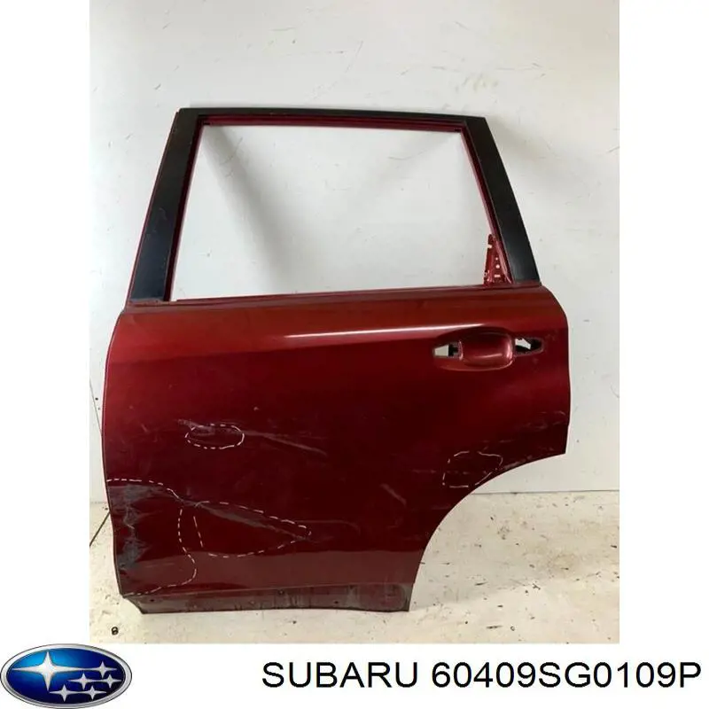 Porta traseira esquerda para Subaru Forester (S13, SJ)