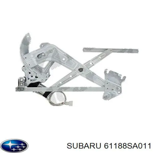 61188SA011 Subaru мотор стеклоподъемника двери передней левой