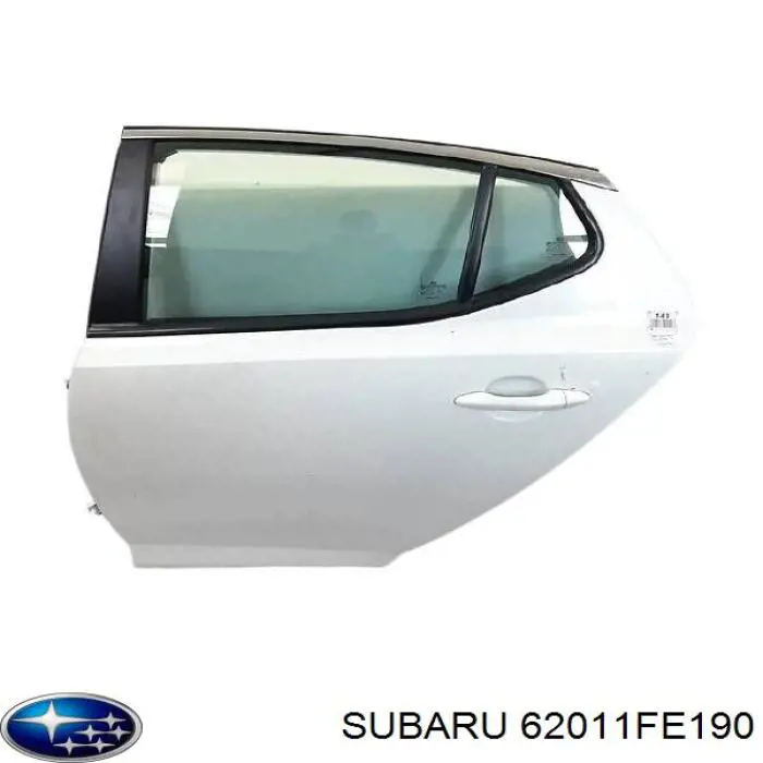 Стекло двери задней левой на Subaru Impreza II 