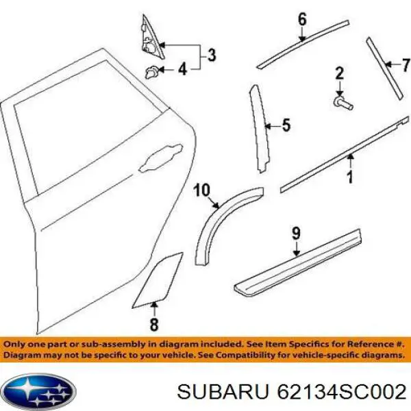  62134SC002 Subaru