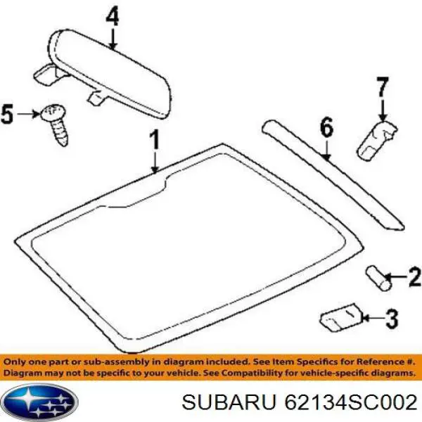 Купить 62134SC002 Subaru 