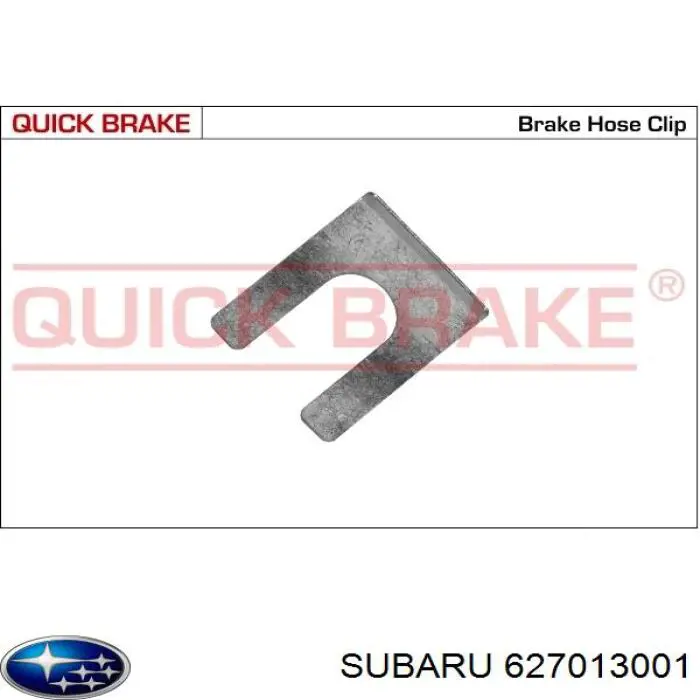 Купить 627013001 Subaru Скоба крепления тормозного шланга