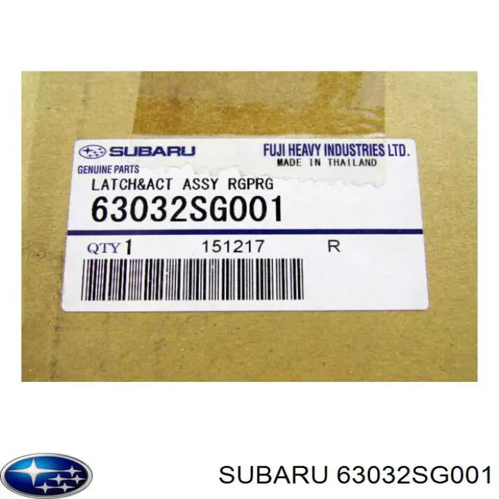  Subaru 63032SG000 цена, от 84.18 USD