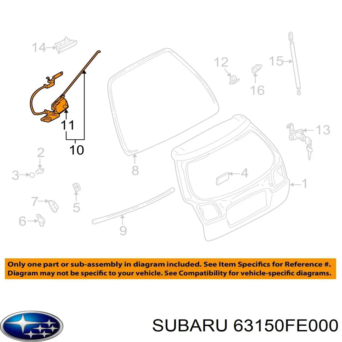  63150FE000 Subaru